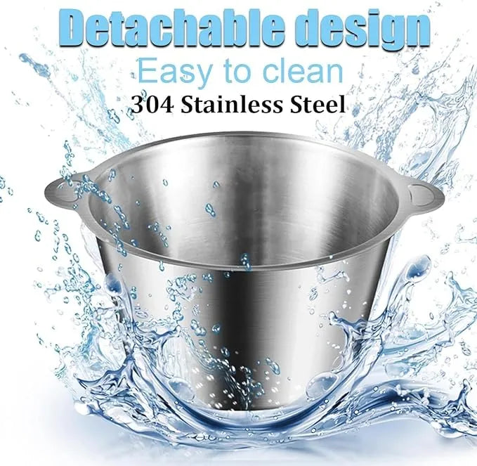 Effortless 1000W 3L Electric Meat Grinder & Food Chopper – Stainless Steel Blades, Multipurpose Cutter & Mincer for Meat, Vegetables & Fruits – HomeStar Black Edition