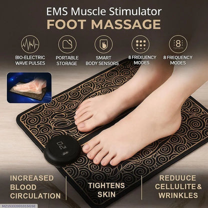 Foldable EMS Foot Massager Pad – Compact & Portable Relief for Tired Feet