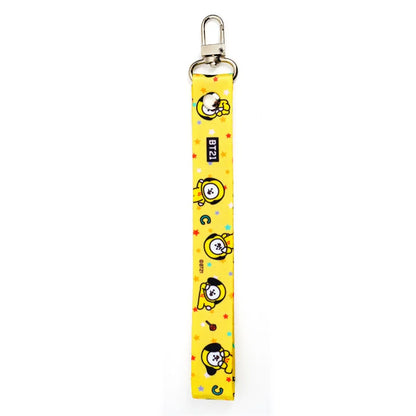 Kawaii BT21 TATA Phone Canvas Keychain – Anti-Lost Strap & Wristband