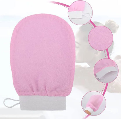 Exfoliating Gloves Dead Skin Remover – Moroccan Exfoliating Gloves – Exfoliating Massage Mitt Back Scrubber Glove